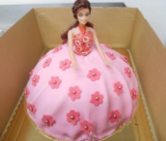 Doll Shape Cake (example)