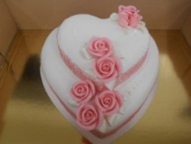 Heart shape cake