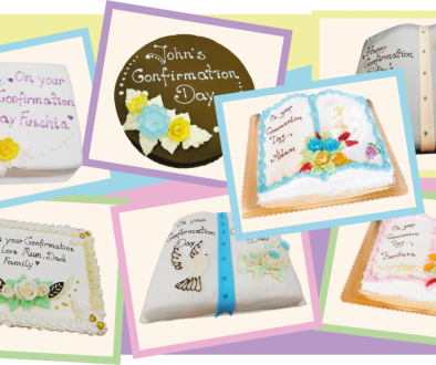 Communion and confirmation cakes